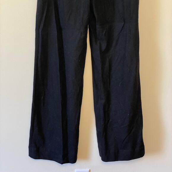 Banana Republic 4 trousers Corpcore work dark academia black pants classic wool - Picture 7 of 7